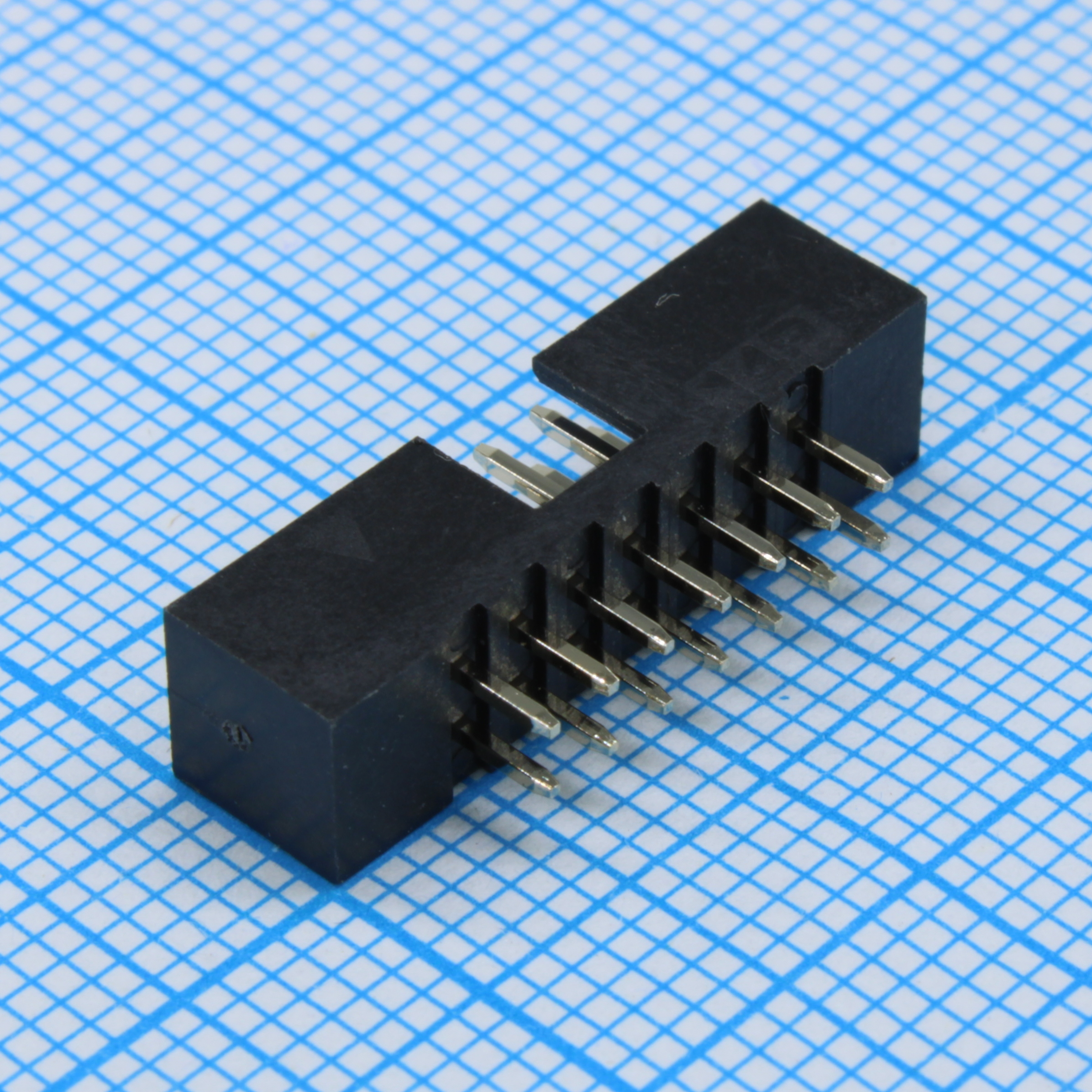 L-KLS1-202B-14-S-B - Разъем штыревой двухрядный на плату (ТНТ)