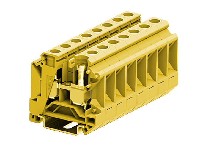 Проходная клемма 316997 - Проходная клемма, SUK16, тип фиксации провода: винтовой, номинальное сечение: 16 мм кв., 76A, 800V, ширина: 12,2 мм, цвет: желтый, тип монтажа: DIN 35