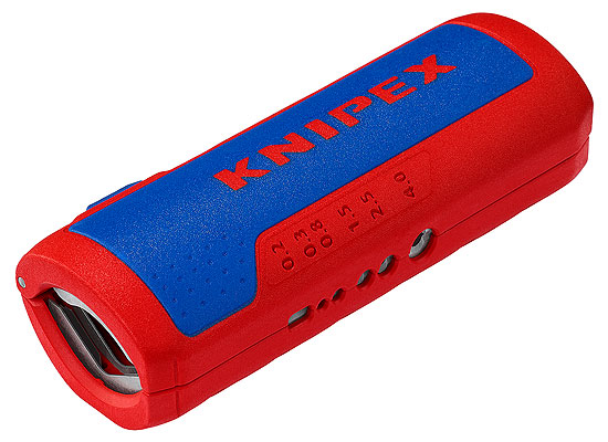 Инструмент для снятия изоляции KN-902202SB - Труборез для пластиковых гофротруб диаметром от 13 до 32 мм, резка без повреждения внутри проходящего кабеля