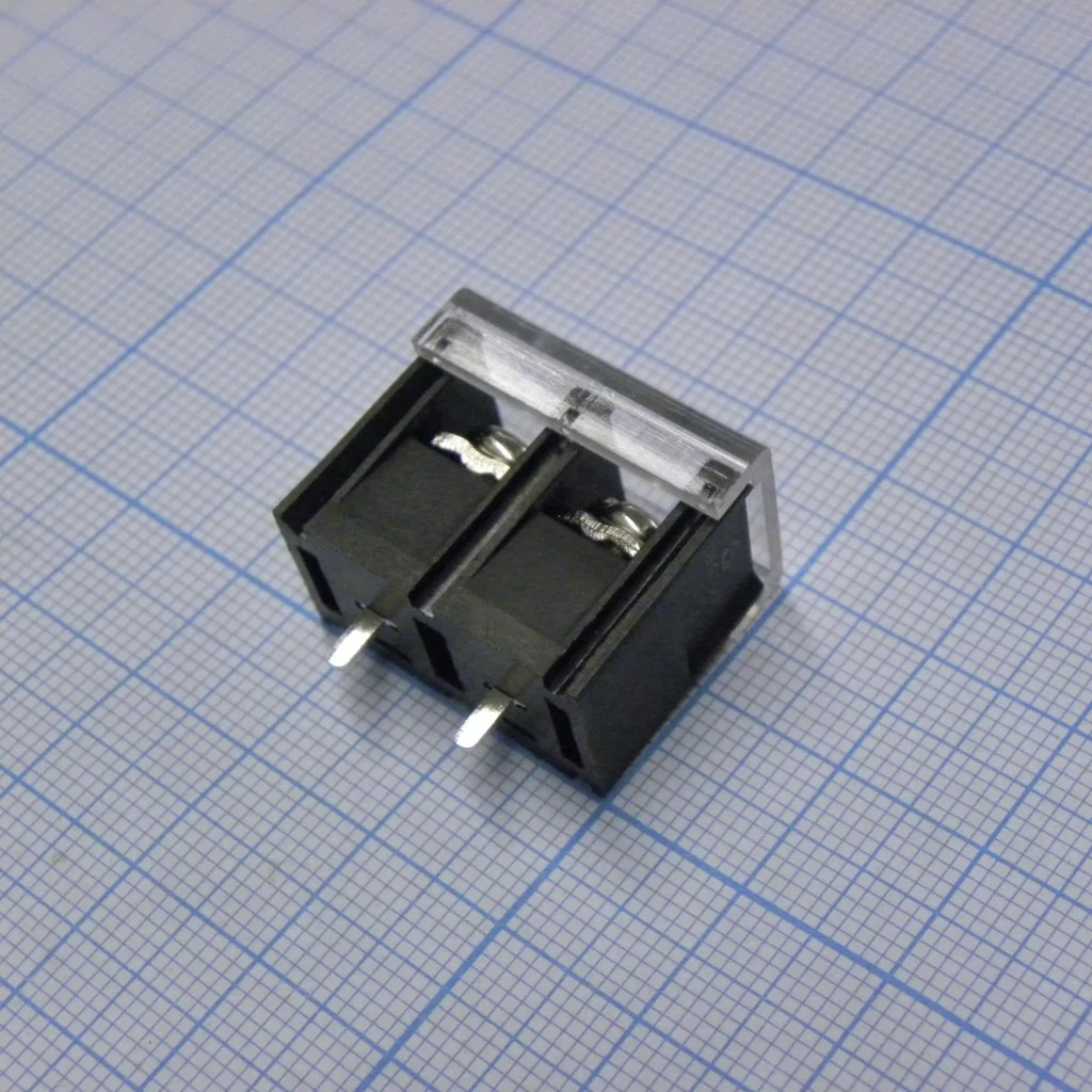 DG58C-B-02P-13-00A(H) - Барьерный клеммный блок 2 контакта. Серия DG58C-B