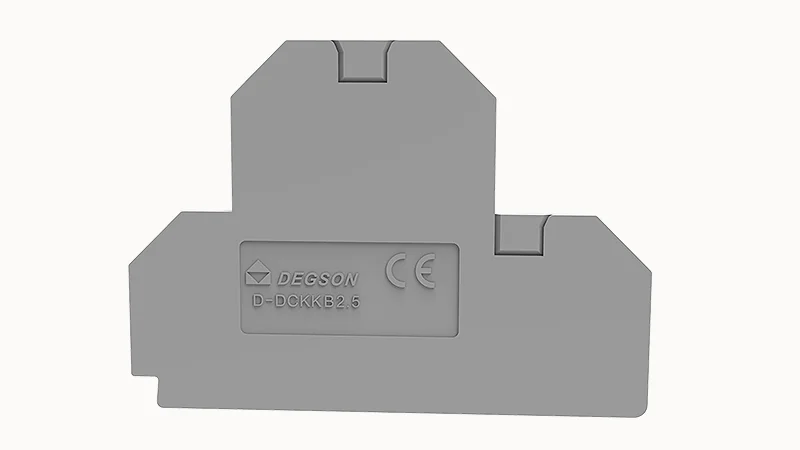 Торцевая крышка D-PCKK2.5-01P-11 - Торцевая крышка, для клемм PCKK2.5..., цвет: серый