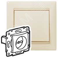 Розетка Valena 2К 16А, слоновая кость 695611