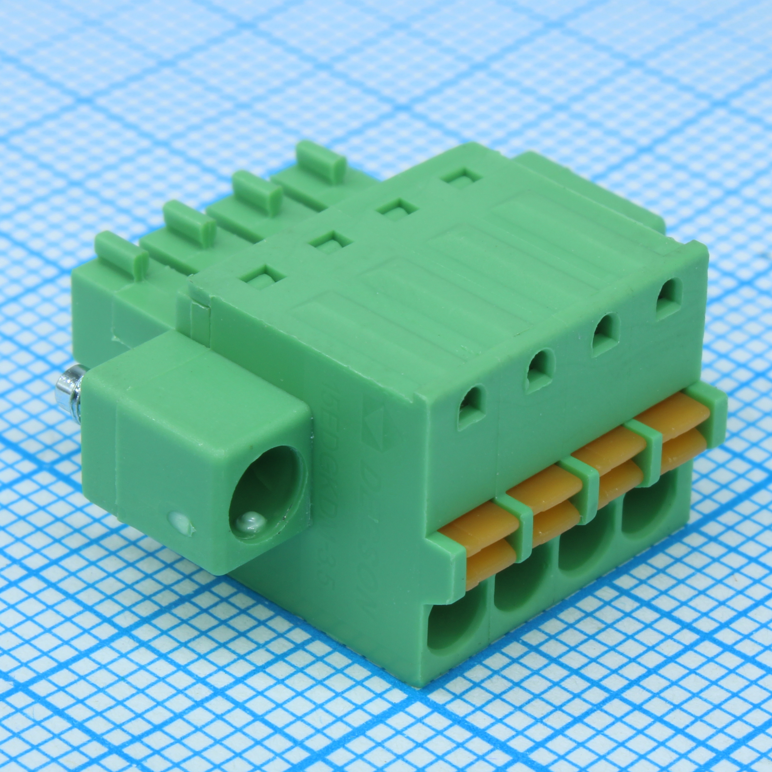 15EDGKDM-3.5-04P-14-00A(H) - Разъемный клеммный блок, Серия 15EDGKDM-3.5 4 контакта