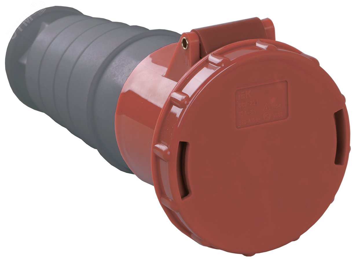 Розетка кабельная 63А 380В 3P+PE ССИ-234 IP54 PSR22-063-4
