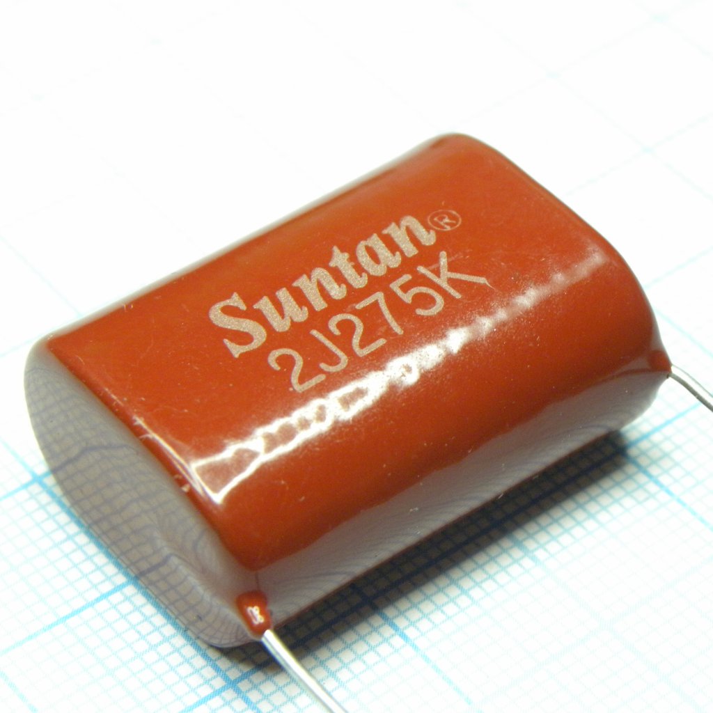TS02002J275KSB0I0R - Конденсатор металлоплёночный полиэтилентерефталатный 2.7мкФ 630В ±10% шаг выводов 85°С россыпь