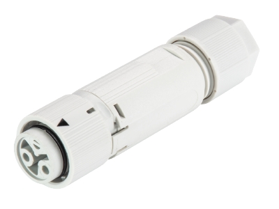 Разъем RST16I3/2S B1 ZT4    GL - Розеточный разъем на кабель диам. 5-9,5 мм, IP68(69k), 2 полюса, цвет: серый, номинальные характеристики: 250V 16A, серия gesis RST MINI