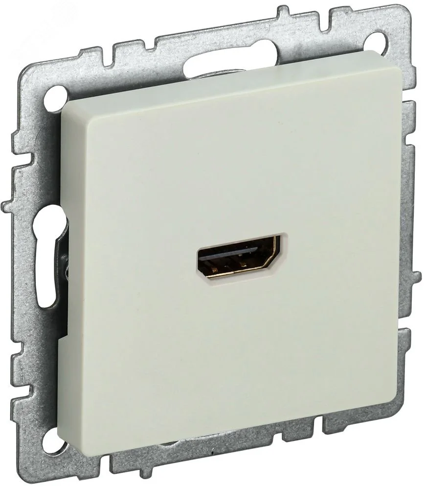 BRITE Розетка HDMI РHDMI-0-БрКр бежевый BR-H10-K10