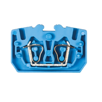 Клемма WKF 2,5/M BLAU - Проходная клемма, тип фиксации провода: пружинный, номинальное сечение: 2,5 мм кв., 24А, 800V, ширина: 5 мм, цвет: синий, тип монтажа: нет