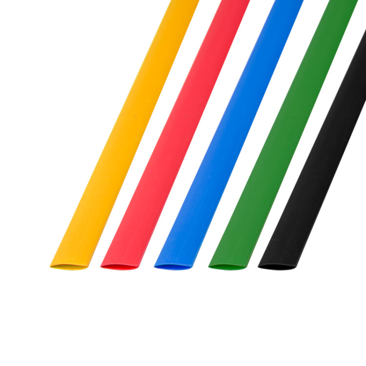 Набор термоусаживаемых трубок ТУТ нг 10,0/5,0мм, пять цветов, 1м 29-0160