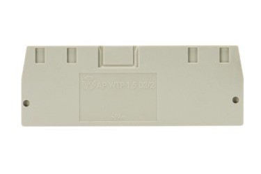 Крышка бок. AP WTP 1,5 D2/2 - Крышка боковая, для клемм WTP 1,5 D2/2...,  цвет: серый