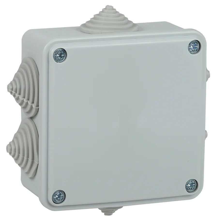 Коробка расп. КМ для о/п 100х100х45мм IP44 6 вв. (7035)
