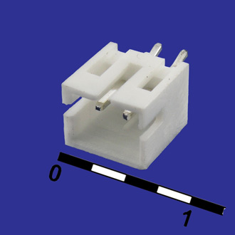 WB-02 (MW-2M) PITCH 2.00MM - Разъем питания 2 контакта, вилка прямая на плату, шаг 2,00мм