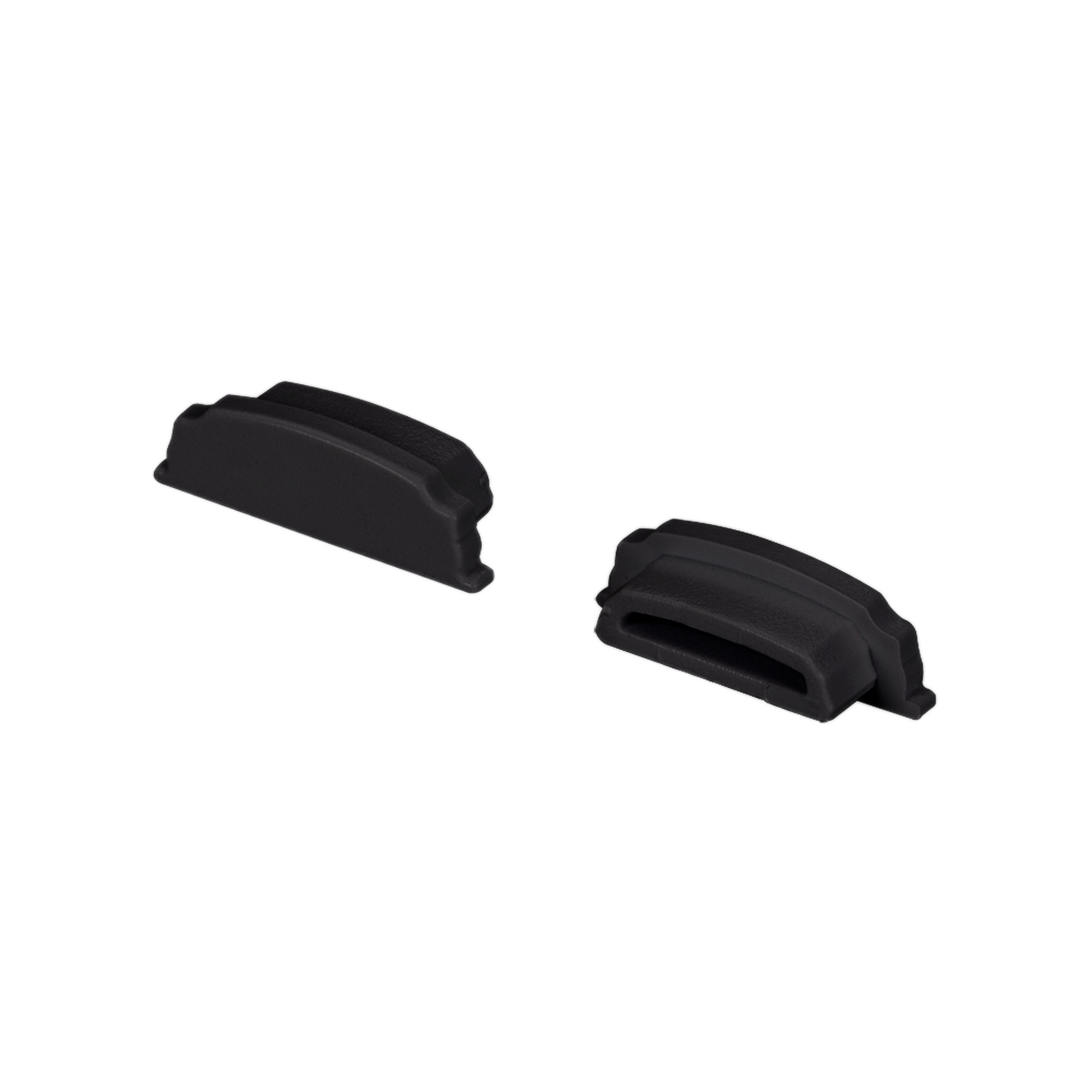 Заглушка ARH-BENT-W18 BLACK глухая 039590 - Заглушка глухая для профиля ARH-BENT-W18-2000 BLACK. Материал пластик, черный. Цена за 1 шт.