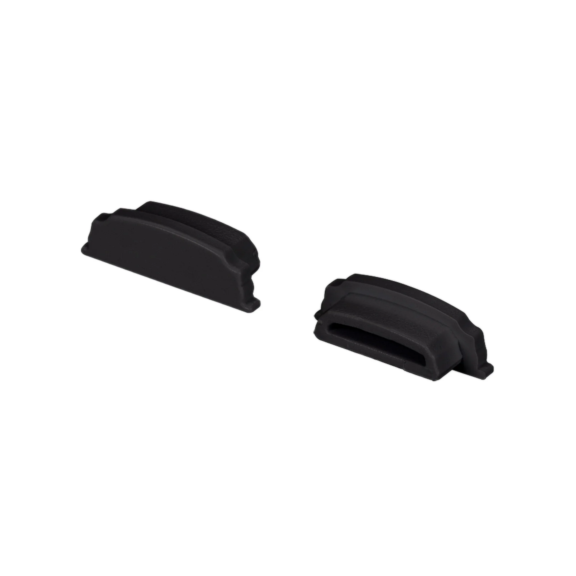 Заглушка ARH-BENT-W18 BLACK глухая 039590 - Заглушка глухая для профиля ARH-BENT-W18-2000 BLACK. Материал пластик, черный. Цена за 1 шт.