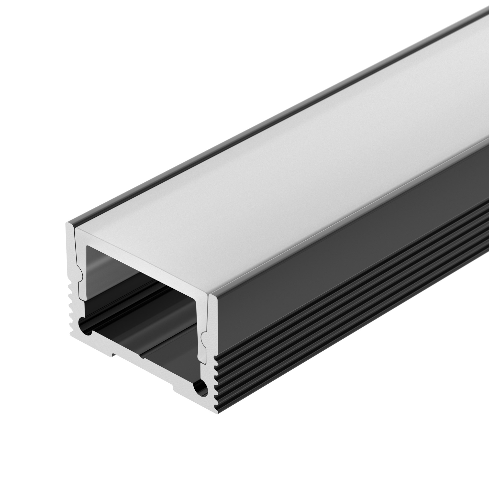 Профиль SL-SLIM20-H13-2000 BLACK 037112 - Алюминиевый профиль для светодиодных лент и линеек. Цвет - чёрный RAL9005 (порошковая окраска). Габаритные размеры (LхWхH): 2000x20x13 мм. Ширина площадки для ленты 15 мм. Экраны, заглушки и другие аксессуары прио