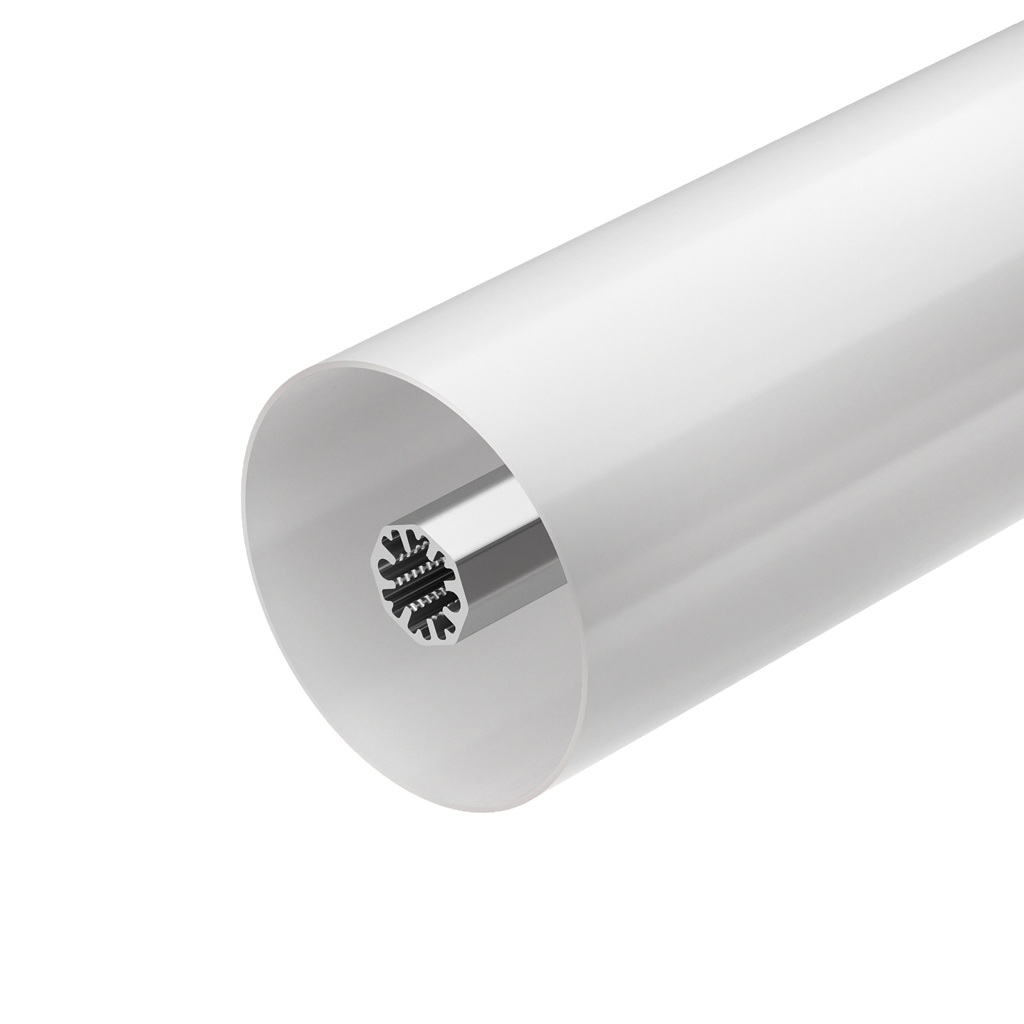 Профиль SL-ROUND-D70-360deg-2000 ANOD 037770 - Алюминиевый анодированный профиль для светодиодных лент и линеек. Габаритные размеры профиля (LхWхH): 2000x20x20 мм. Габаритные размеры профиля с экраном (LхD): 2000xD70 мм. Восемь площадок для ленты. Ширина 