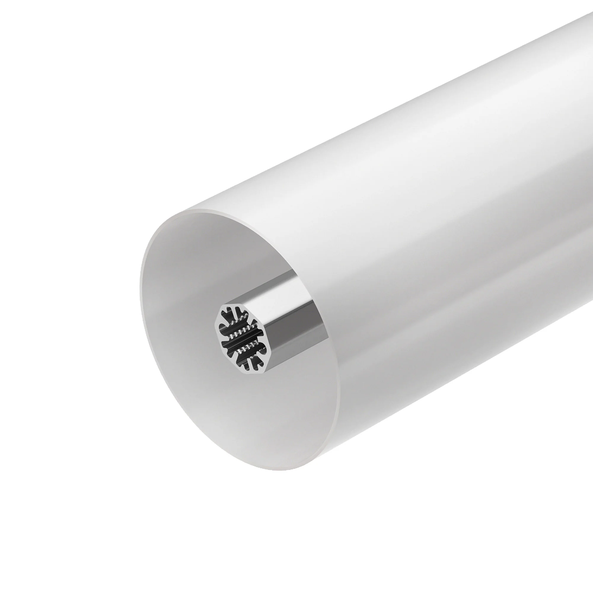 Профиль SL-ROUND-D70-360deg-2000 ANOD 037770 - Алюминиевый анодированный профиль для светодиодных лент и линеек. Габаритные размеры профиля (LхWхH): 2000x20x20 мм. Габаритные размеры профиля с экраном (LхD): 2000xD70 мм. Восемь площадок для ленты. Ширина 