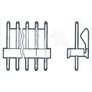 640388-9 - Соединитель провод-плата HDR 9 контакт(ов) 3.96мм прямой монтаж в отверстие