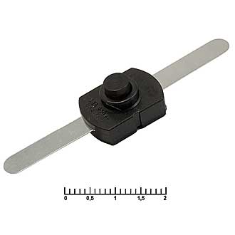 PBS101C551  1.5A 250V ON-OFF - Кнопочный переключатель PBS101C551, 1.5 A, 250 В, ON-OFF