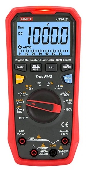 UT161E - Мультиметр цифровой TRUE RMS