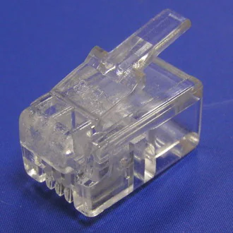 RJ11 (TP-4P4C) - Разъем RJ RJ11 (TP-4P4C), 1 гнездо