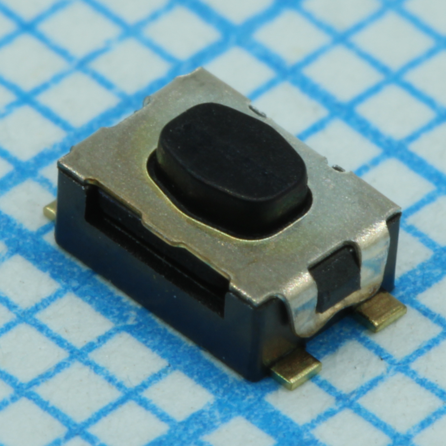 KMR621NGLFS - Кнопка тактильная 4.2Х2.8Х1.9мм 0.05A 32В 1ВА 2Н 200000циклов SMD монтаж посеребренные контакты, водонепроницаемая, лента на катушке