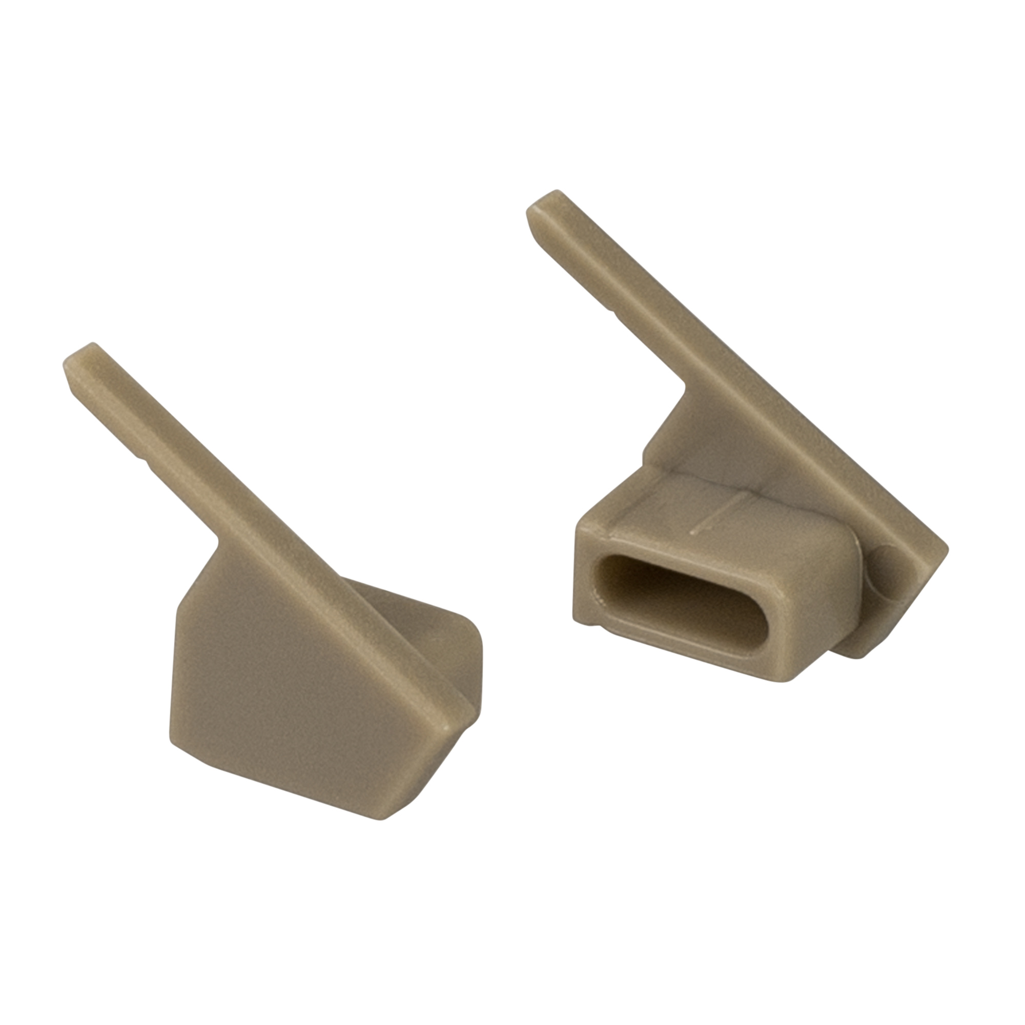 Комплект заглушек SL-MINI-SHELF-H9 OLIVE GREY 038811 - Пара заглушек (правая - с отверстием, левая - без отверстия) для профиля SL-MINI-SHELF-H9 OLIVE GREY. Цвет - оливковый серый. В комплекте 2 заглушки. Цена за комплект.