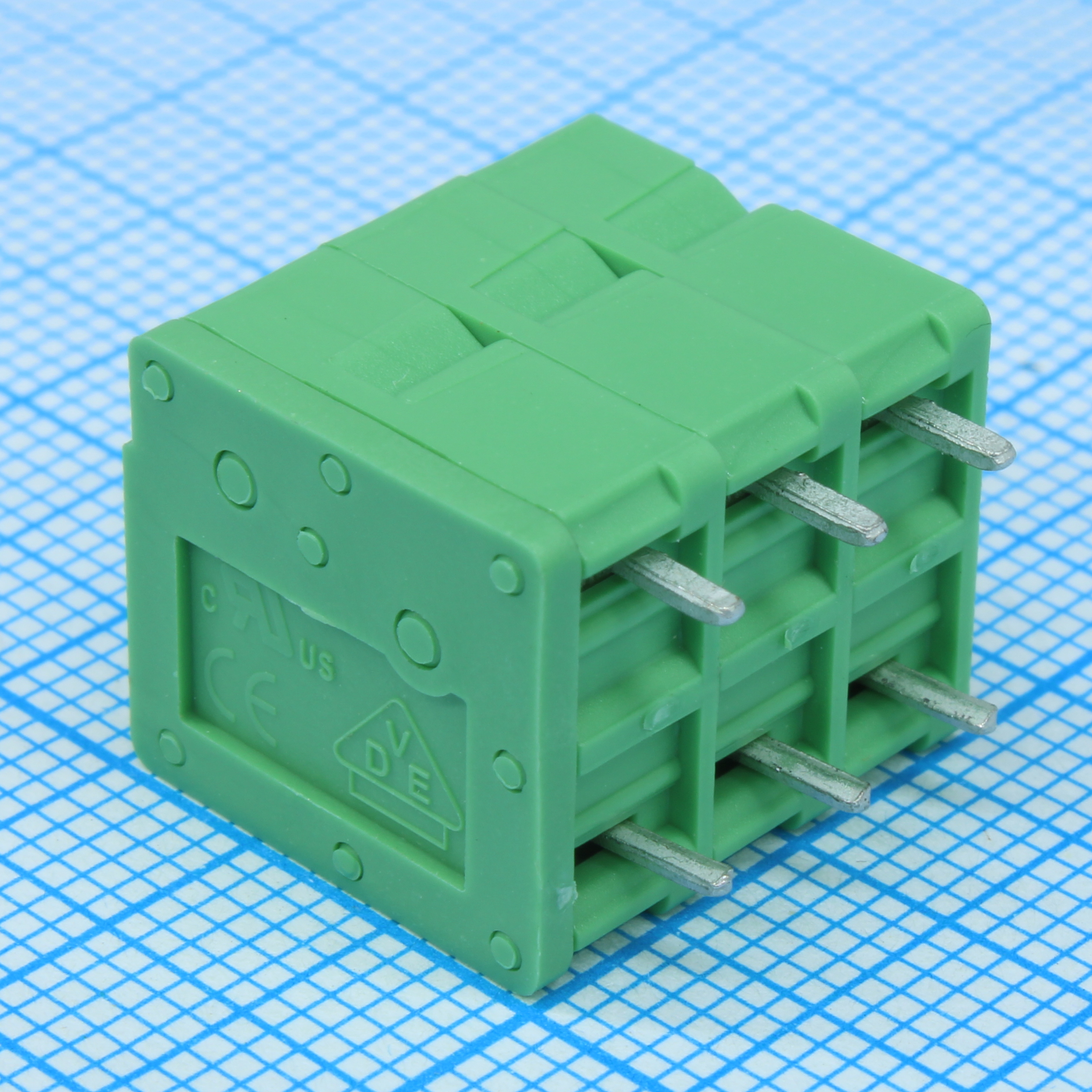 DG271V-5.0-03P-14-00A(H) - Нажимной безвинтовой клеммный блок 3 контакта. Серия DG271V-5.0