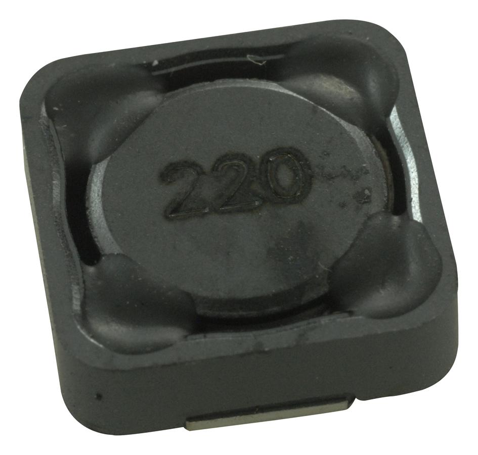 SRR1240-102K - Катушка индуктивности силовая проволочная экранированная 1мкГн ±10% 100кГц 16Q-Фактор феррит 420мА 3Ом по постоянному току лента на катушке