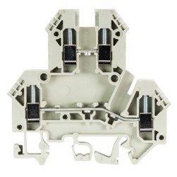 Клемма этажн. WKN 2,5 E/U - Этажная клемма, тип фиксации провода: винтовой, номинальное сечение: 2,5 мм кв., 24A, 500V, ширина: 5 мм, цвет: серый, тип монтажа: DIN 35