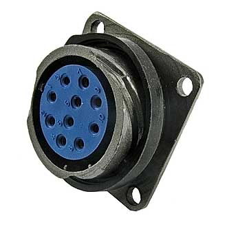 FQ24-10PIN ZK - Блочная розетка, 10 контактов