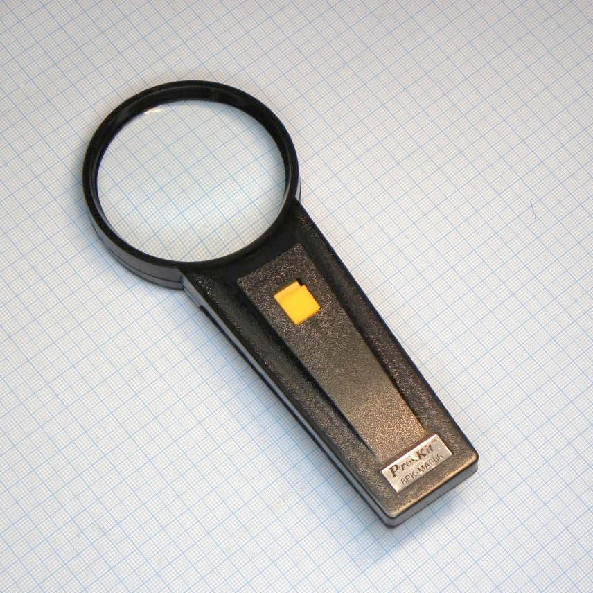 8PK-MA006 - лупа со стеклянным четырехкратным увеличительным стеклом с защитным покрытием