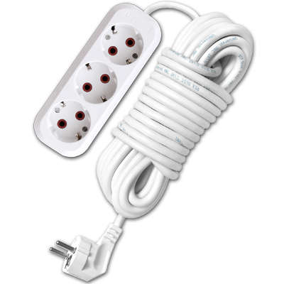 Удлинитель 3х10м с заземл. 10А IP20 У10-554 ПВС 3х1 554-10