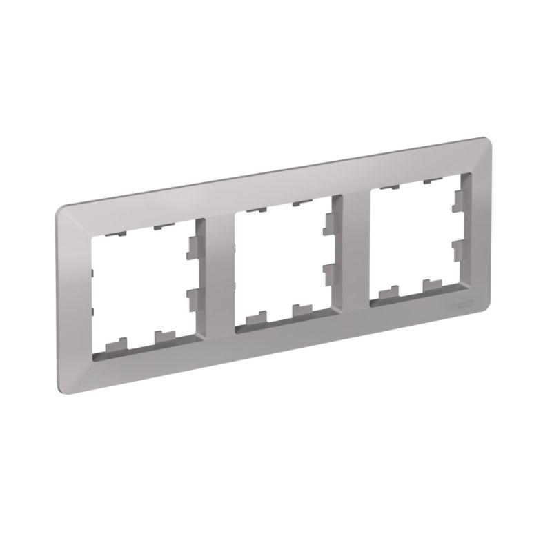 ATLASDESIGN AIR 3-постовая РАМКА, АЛЮМИНИЙ/дымчатый черный ATN220303