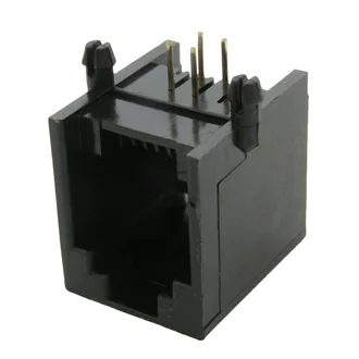 TJ6P4C - Разъем RJ TJ6P4C, под пайку