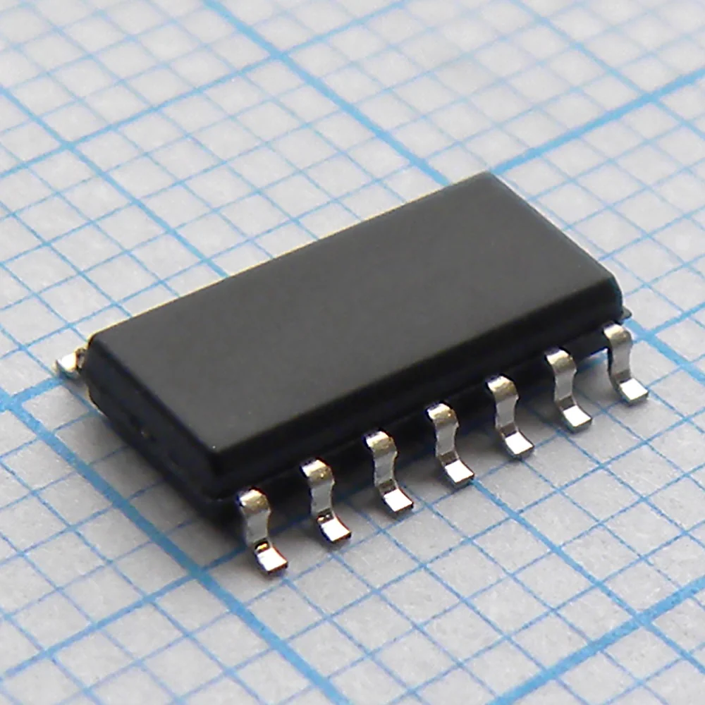 MC14584BDR2G - Триггер Шмитта инвертирующий х 7, SO14