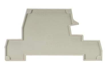 Крышка бок. API 4/2 - Крышка боковая, для клемм WKI 4/2..., цвет: серый