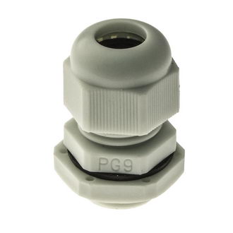 PG 9 (IP 54) серый - Кабельный ввод PG 9 (IP 54) Серый, полиамид