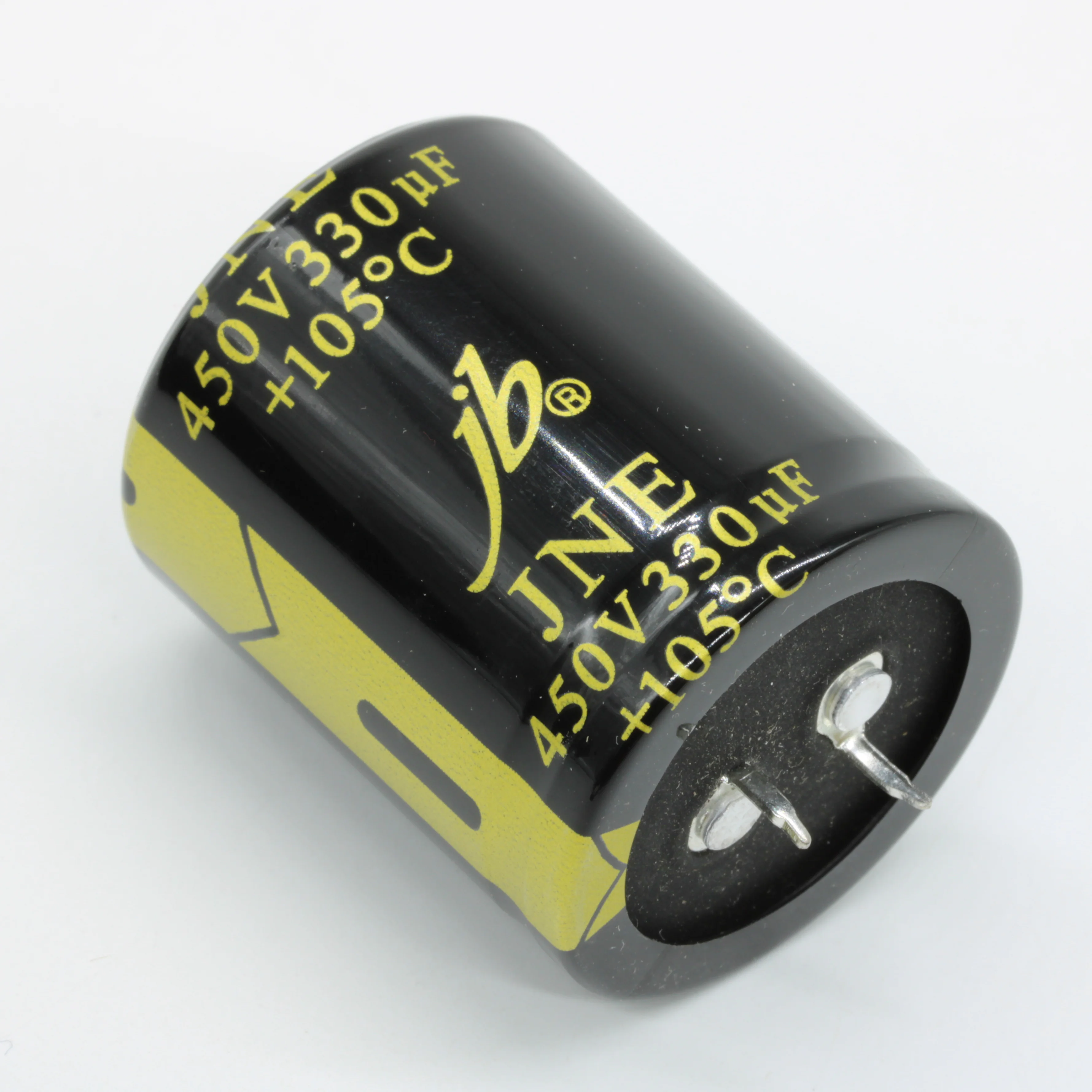 JNE2W331M10003500400 - Конденсатор алюминиевый электролитический с защелкиваемыми выводами 330мкФ 450В ±20% (35 X 40мм) выводы 10мм 2000час 105°С россыпь