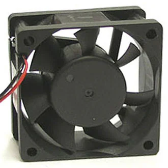RQD 6020MS 12VDC - Вентилятор 12В 60x60х20мм, 4800 об/мин., 42.5м3/час, 28дБ, подшипник скольжения, тип вывода - провод