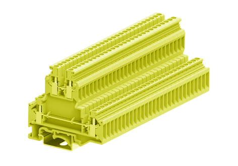 Проходная клемма 305997 - Проходная клемма, SUK4, тип фиксации провода: винтовой, номинальное сечение: 4 мм кв., 32A, 800V, ширина: 6 мм, цвет: желтый, тип монтажа: DIN 35