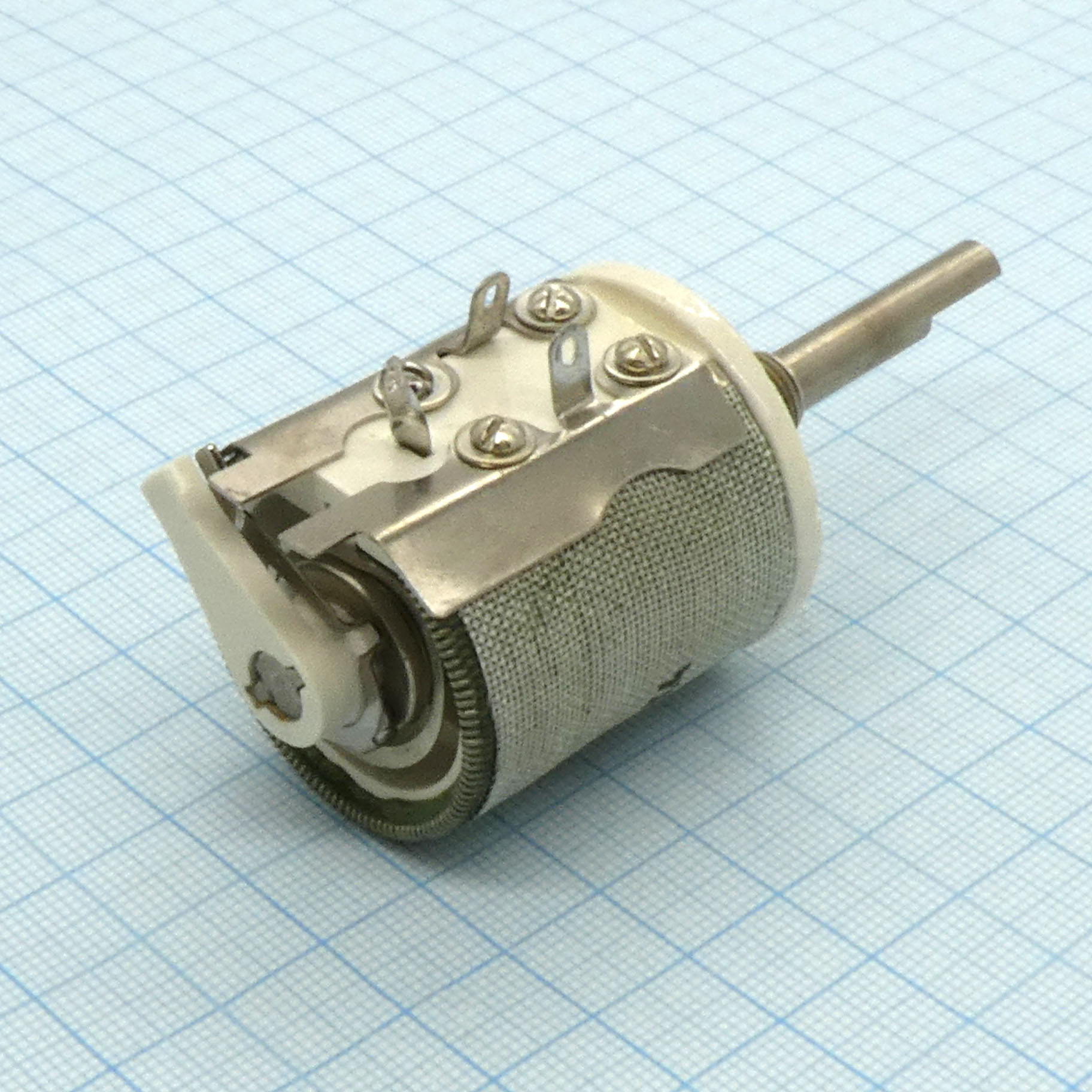 ППБ-25Г     15 ±10% - Резистор переменный проволочный 15Ом ±10% 25Вт