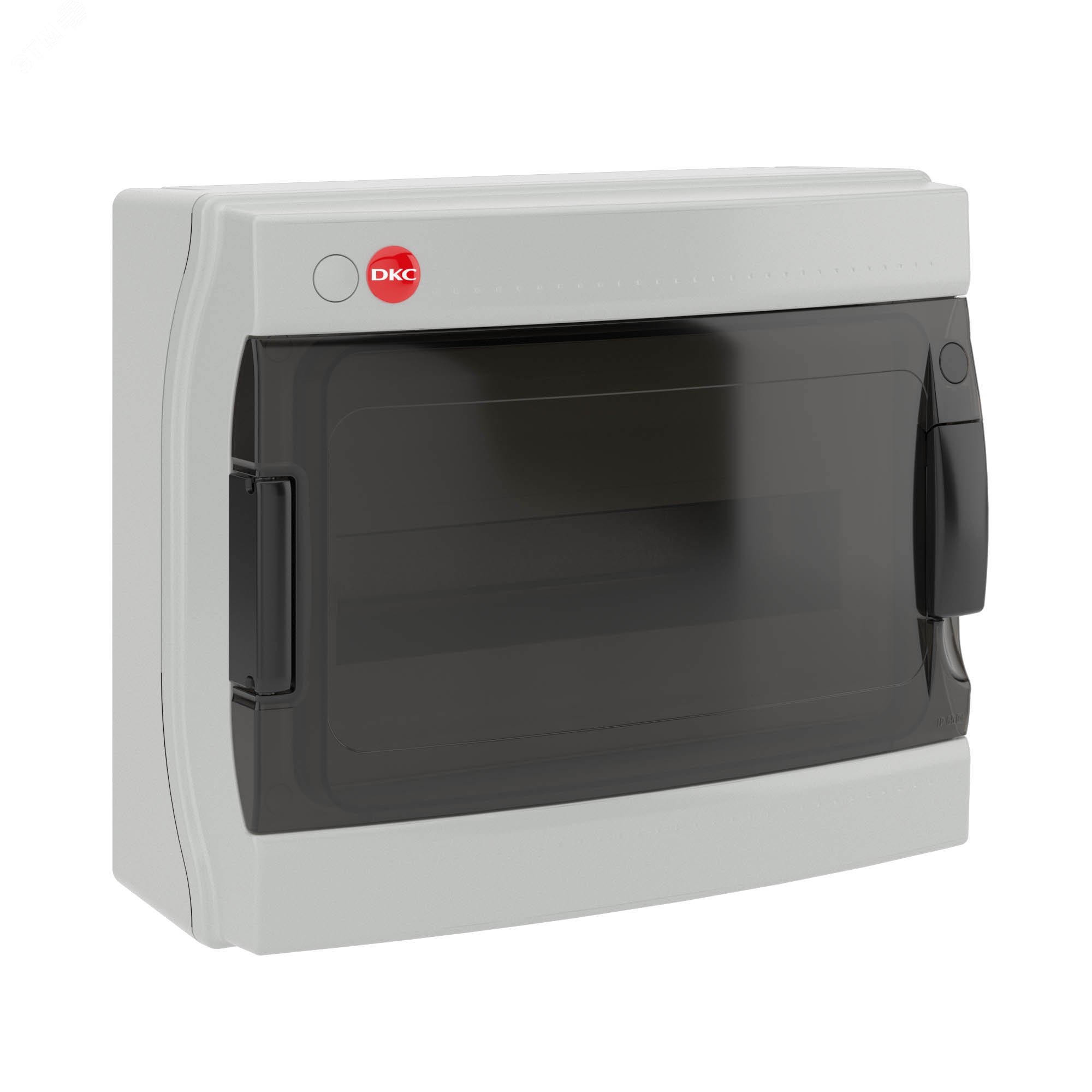 Щит настенный с дверцей 12 модулей IP65 серый с   клеммным блоком 63А RB12W6TGD