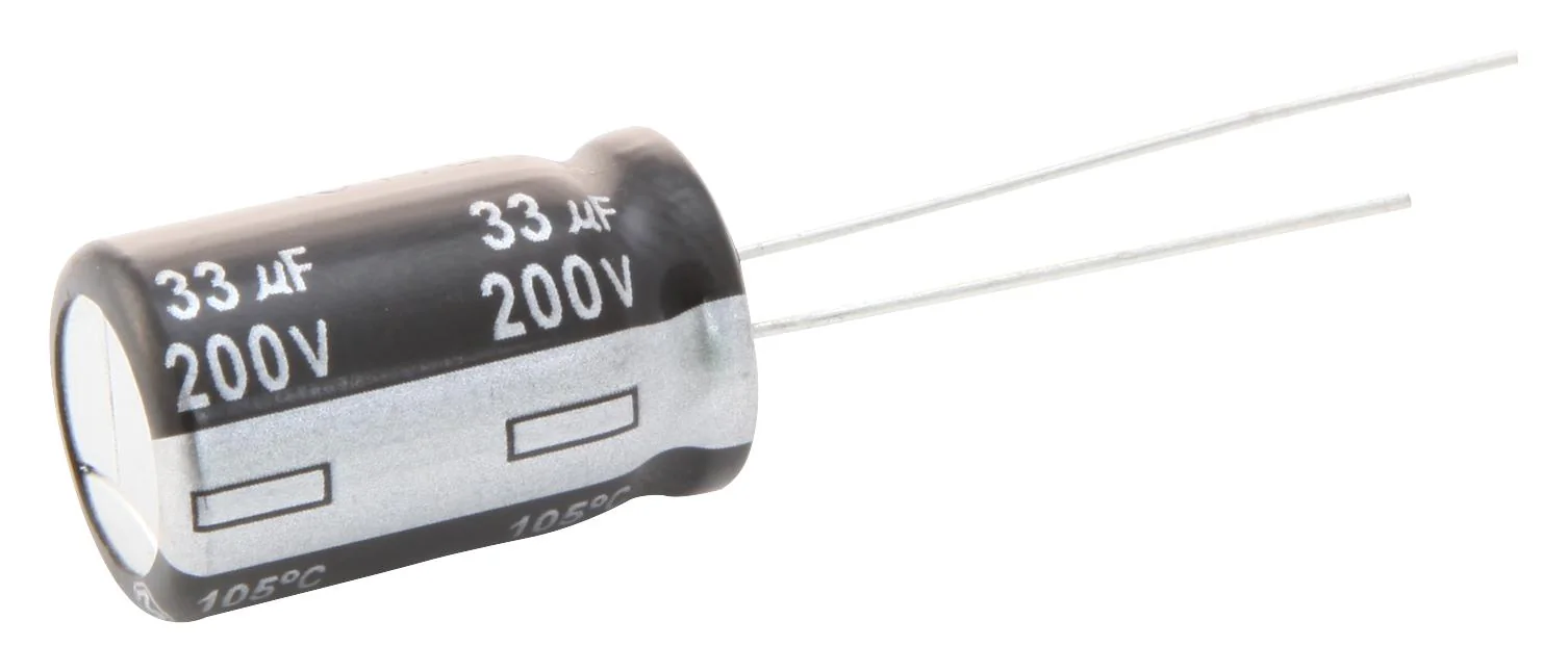 ECA1VHG221 - Конденсатор алюминиевый электролитический 220мкФ 35В  ±20% (8 х 11.5мм) радиальные выводы 5мм 270мА 1000час 105°С лента в коробке