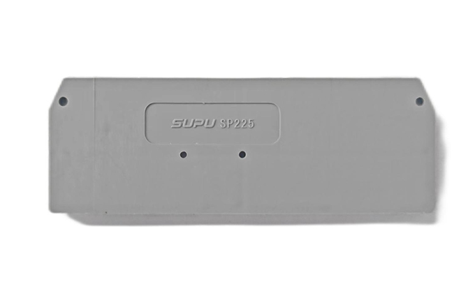 Торцевая крышка 225131 - Торцевая крышка для клемм TA2.5-2-2, цвет: серый