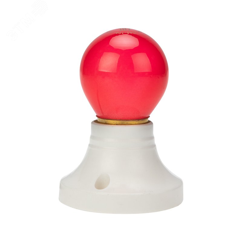 Лампа накаливания BL 10Вт E27 красн. 401-112