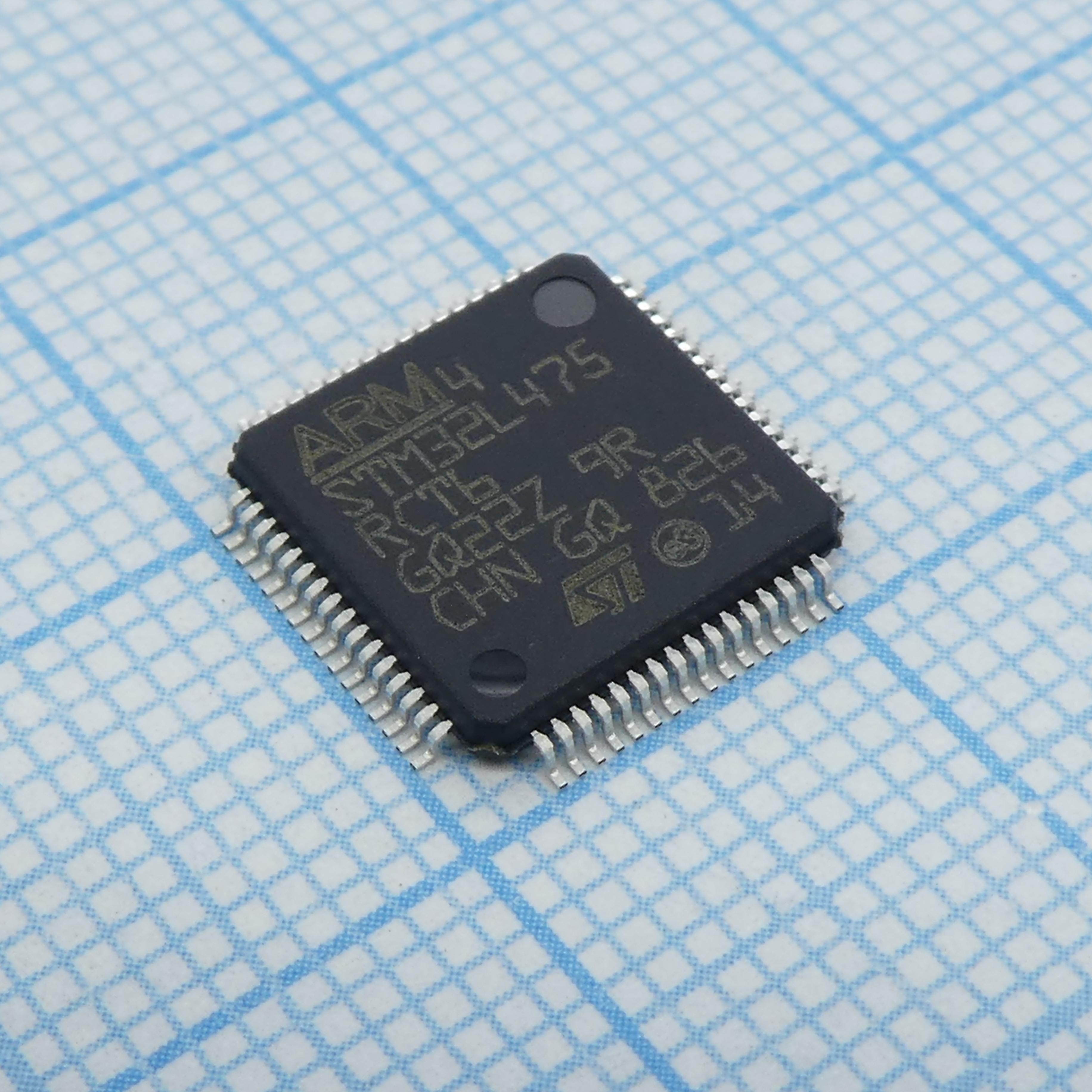 STM32L475RCT6 - Микроконтроллер STM 32-бит ядро ARM Cortex M4 RISC 256кБ Флэш-память 3.3В 64-Pin LQFP лоток