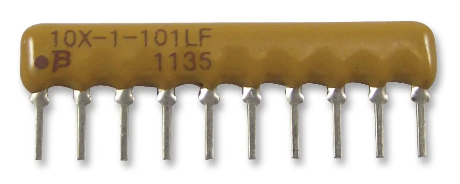 4610X-101-222LF - Резисторная сборка 9 резисторов 2.2кОм ±2% 1.25W ±100ppm/°C, один общий вывод
