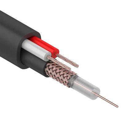 Кабель КВК-П-1,5+2x0,75 мм2 (Cu/Cu) черный, 200 м, 01-4015