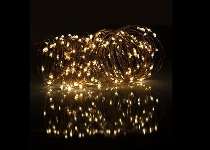 Светильник светодиодный садовый SLR-G03-200Y нить 200 LED желт. на солнечн. батарее 5033344